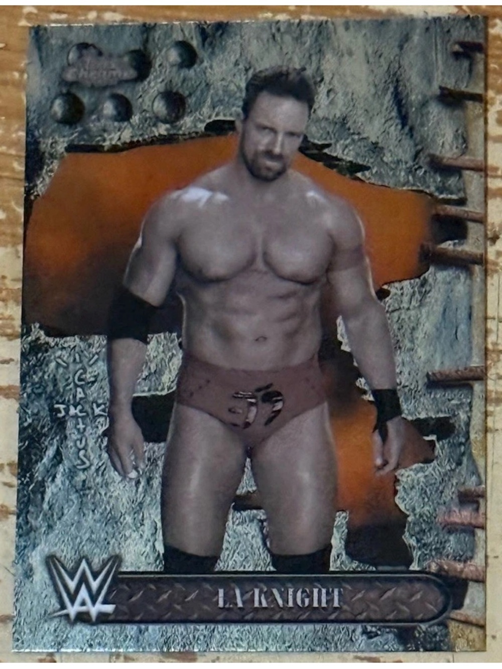 🔥NOW $3🔥 LA Knight 2024 Topps Chrome WWE Wrestling Card